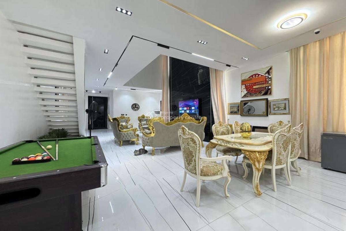 Furnished 5 Bedroom Detached House with Swimming Pool, Cinema and Bq, Osapa, Lekki, Lagos, Detached Duplex for Sale