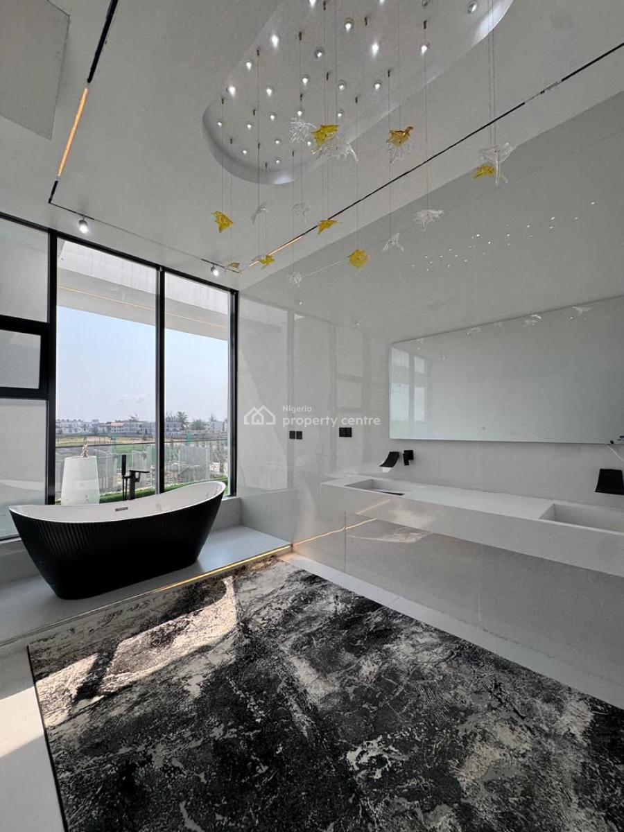 Gigantic 5 Bedroom Duplex with Pool, Cinema, Gym, Study, Waterfront, Osapa, Lekki, Lagos, Detached Duplex for Sale