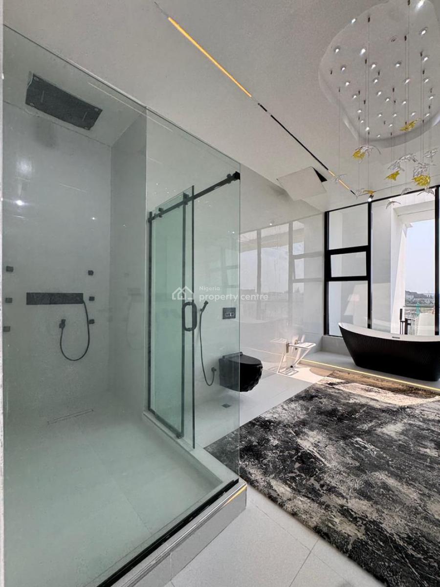 Gigantic 5 Bedroom Duplex with Pool, Cinema, Gym, Study, Waterfront, Osapa, Lekki, Lagos, Detached Duplex for Sale