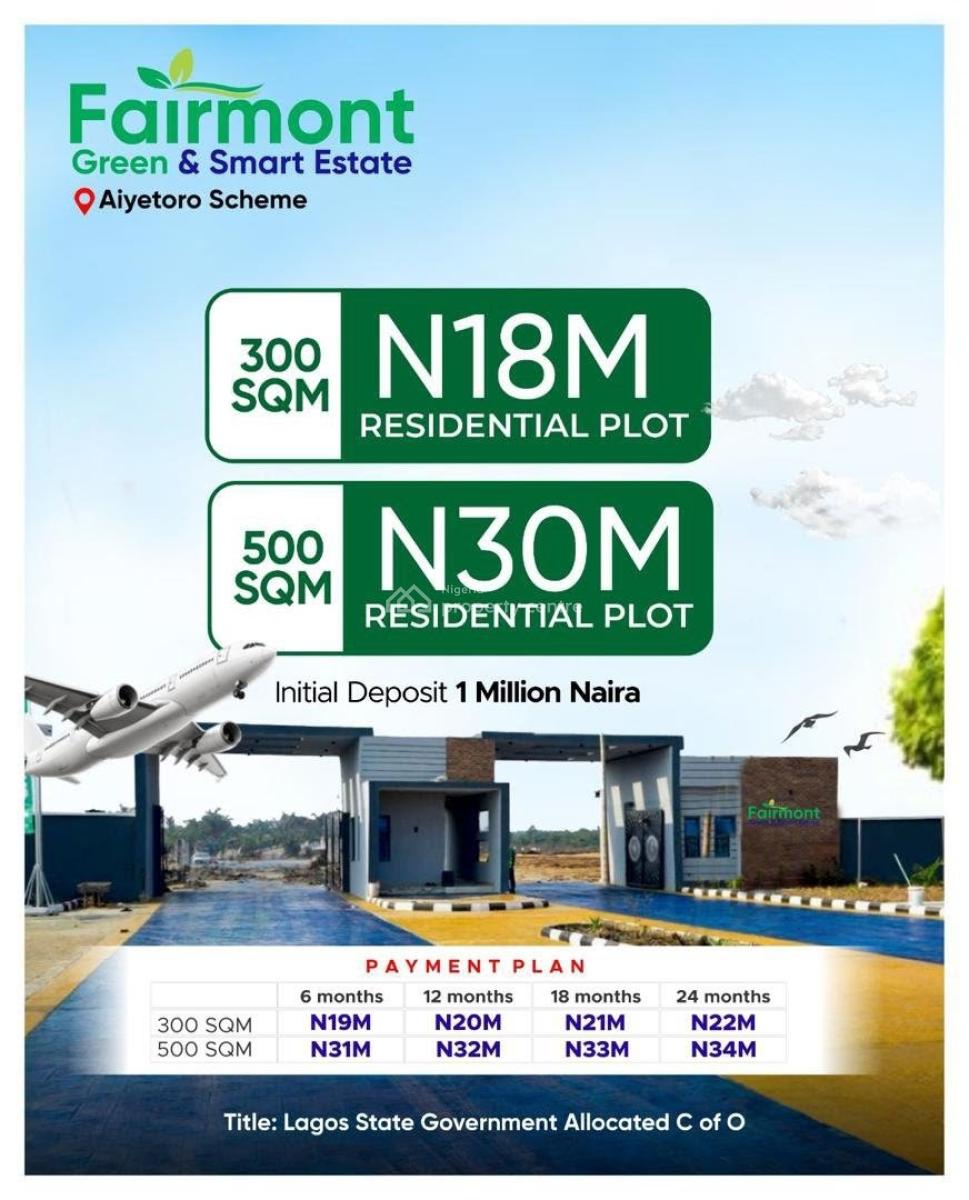 Serviced Plots of Land in a Smart and Sustainable Estate, Fairmont Green and Smart Estate, Ibeju Lekki, Lagos, Mixed-use Land for Sale