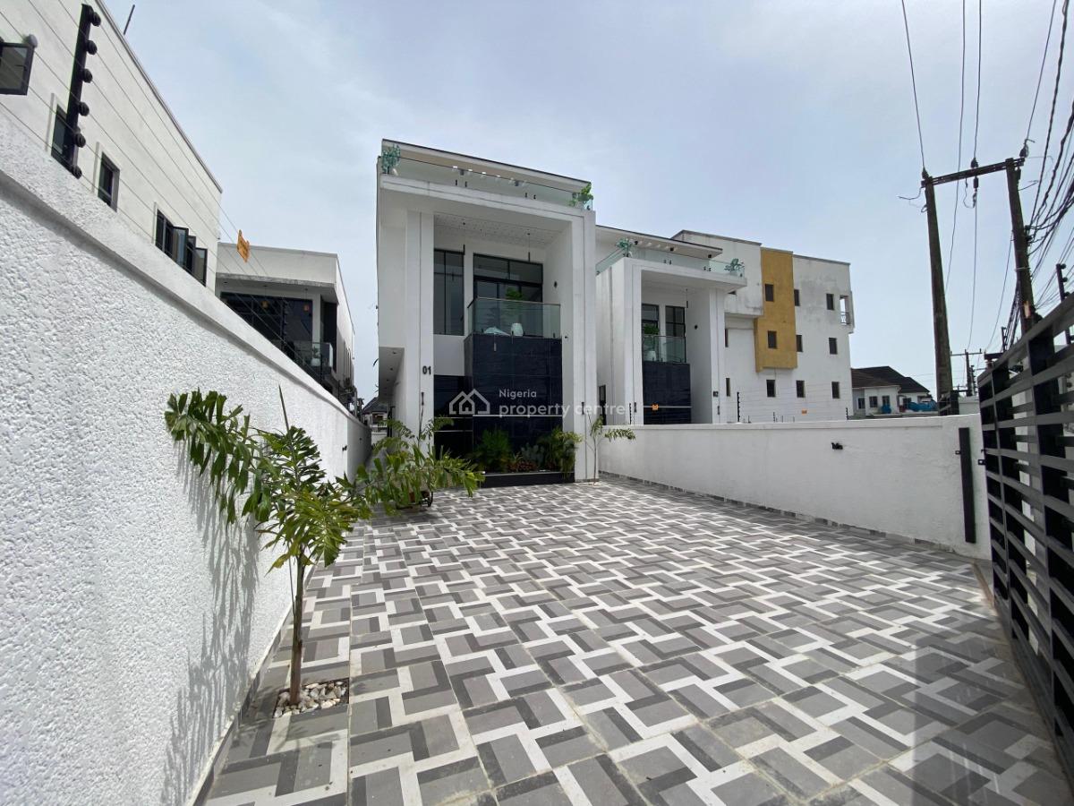 Exclusively Finished 5 Bedrooms Detached Luxury Home & Pool, Orchid, Lekki, Lagos, Detached Duplex for Sale