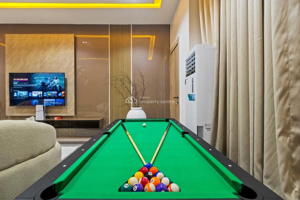Brand New 2 Bedroom Apartment with Swimming Pool, Gym, Ps5 and Snooker, Ologolo, Lekki, Lagos, Flat / Apartment Short Let