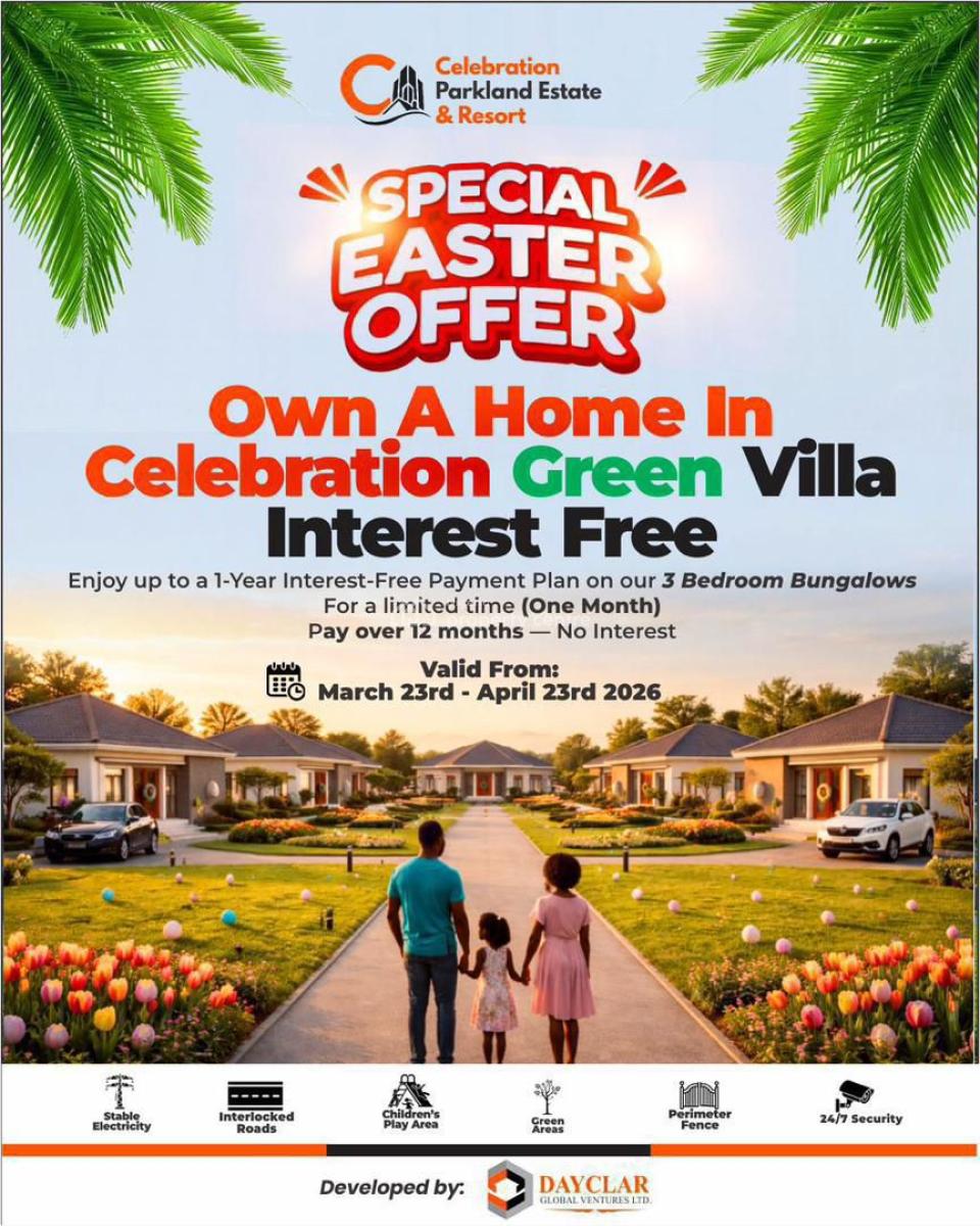 Luxury 3 Bedroom Fully Detached Bungalows in a Serene Environment, Celebration Park Green Estate and Resort, Eleko, Ibeju Lekki, Lagos, Detached Bungalow for Sale