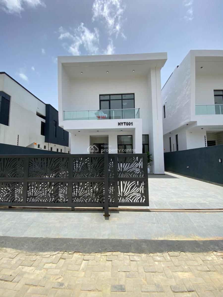 Luxury 5 Bedroom Fully Detached Duplex (gym/pool/bq), Chevron, Lekki, Lagos, Detached Duplex for Sale