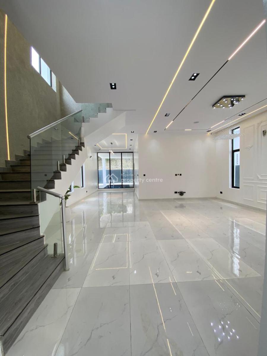 Luxury 5 Bedroom Fully Detached Duplex (gym/pool/bq), Chevron, Lekki, Lagos, Detached Duplex for Sale
