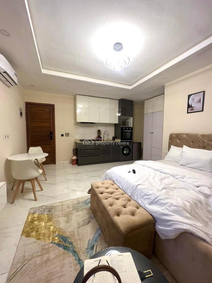 Self Serviced Big Ivory Studio Apartment, Mufasa Apartment Ikate, Ikate, Lekki, Lagos, Self Contain (single Rooms) Short Let