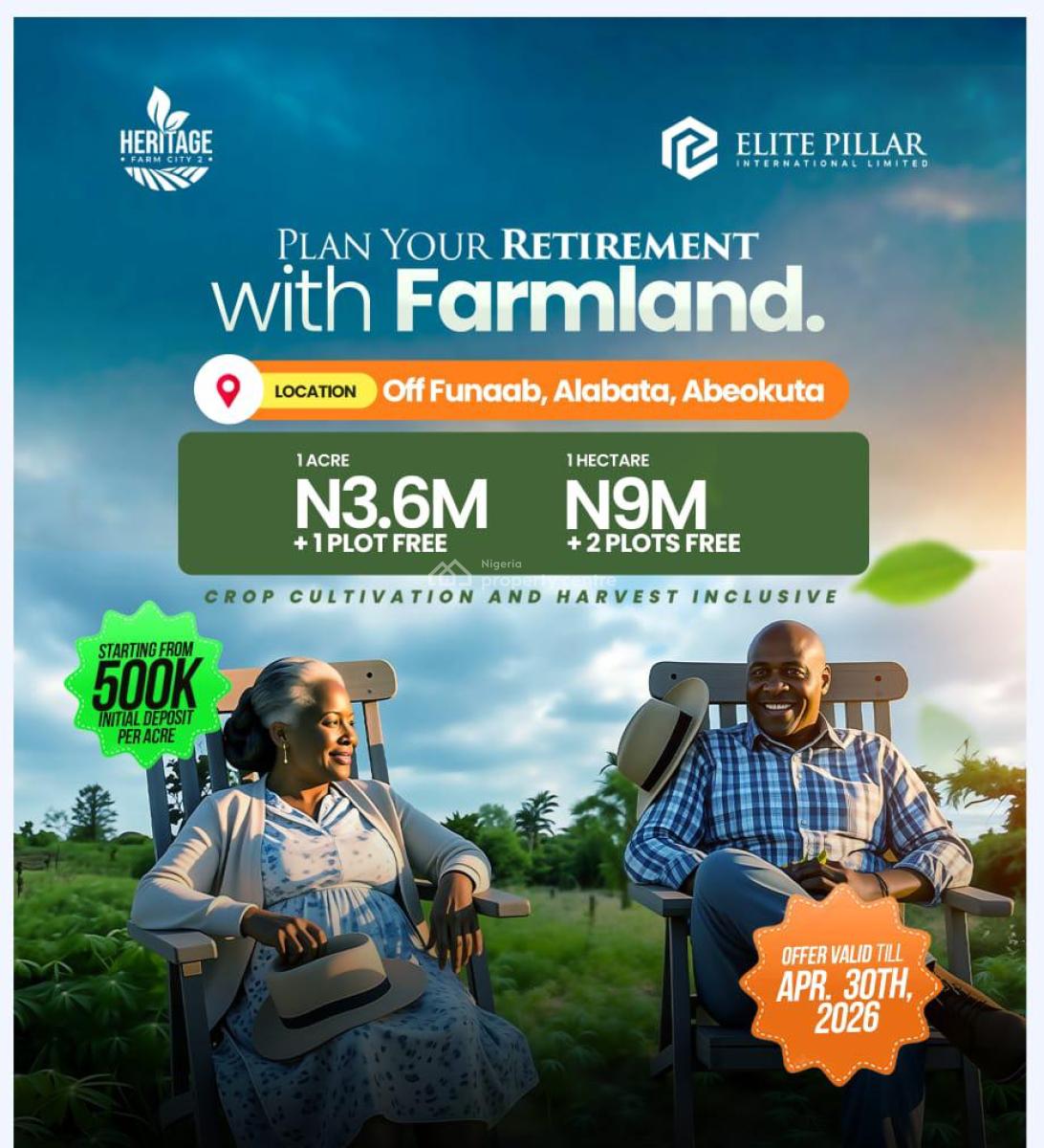 Mixed Use Land, Earn Over 30 Million Return on Cocoa & Plantain Farming, Abeokuta North, Ogun, Mixed-use Land for Sale