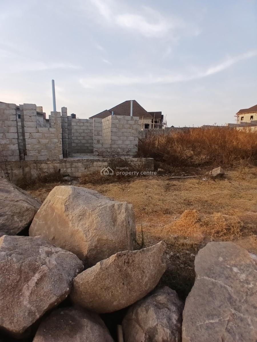 Distress Carcass of 5 Bedroom Semi-detached Duplex, Lugbe District, Abuja, Residential Land for Sale