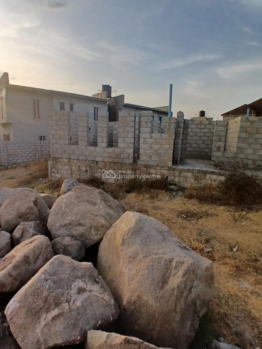 Distress Carcass of 5 Bedroom Semi-detached Duplex, Lugbe District, Abuja, Residential Land for Sale