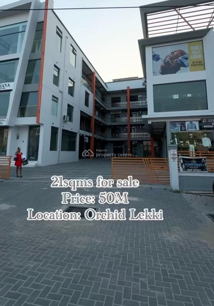 21sqm of Ground Floor Space for 50m Shops Available, Orchid, Lekki, Lagos, Shop for Sale