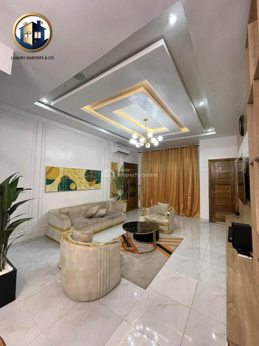 Furnished 2 Bedroom Apartment (2nd Floor), Agungi, Lekki, Lagos, Flat / Apartment for Rent