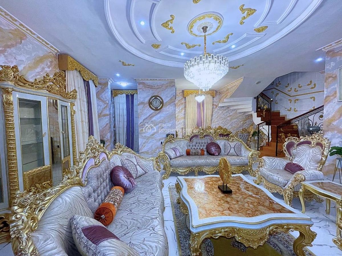 Luxuriously Furnished 4 Bedroom Fully Detached Duplex, Lekki County Homes, Ikota, Lekki, Lagos, Detached Duplex for Sale