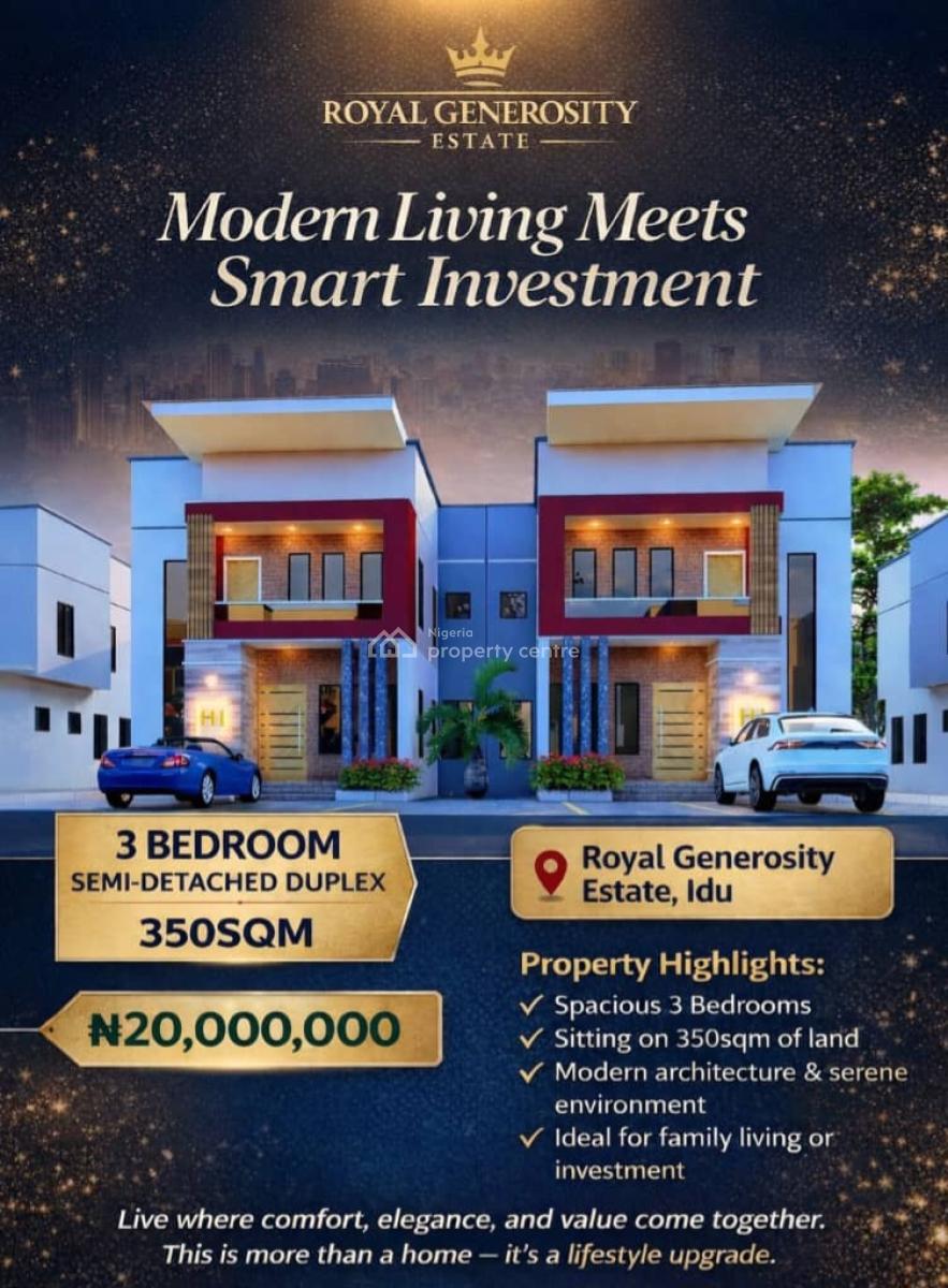 Buy and Build Estate Plots Idu, Aftet Navy Estate, Idu Industrial, Abuja, Residential Land for Sale