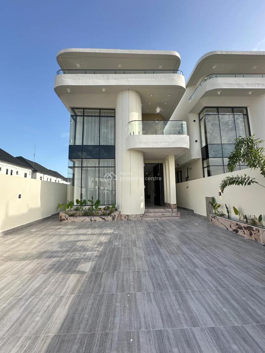 Ultra-luxury Spacious 5 Bedroom Fully Detached Duplex with Bq, Chevron Toll Gate, Lekki, Lagos, Detached Duplex for Sale
