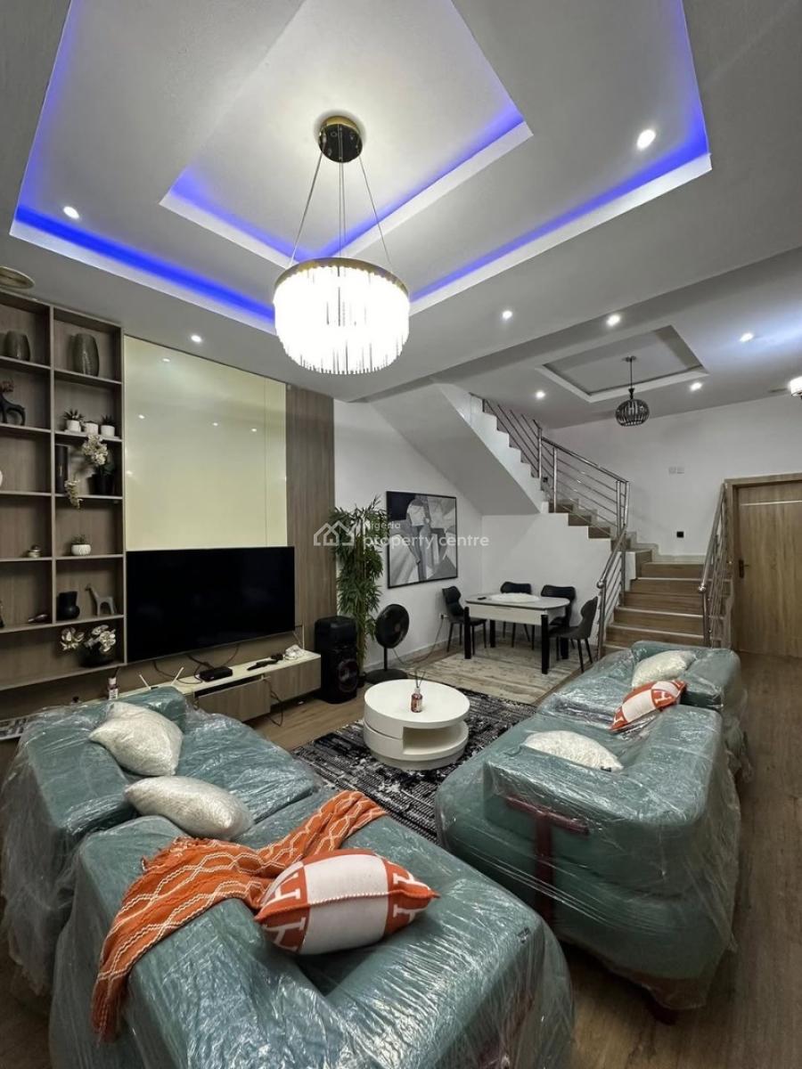 Fully Furnished 4 Bedroom Semi Detached Duplex, Ajah, Lagos, Semi-detached Duplex for Rent