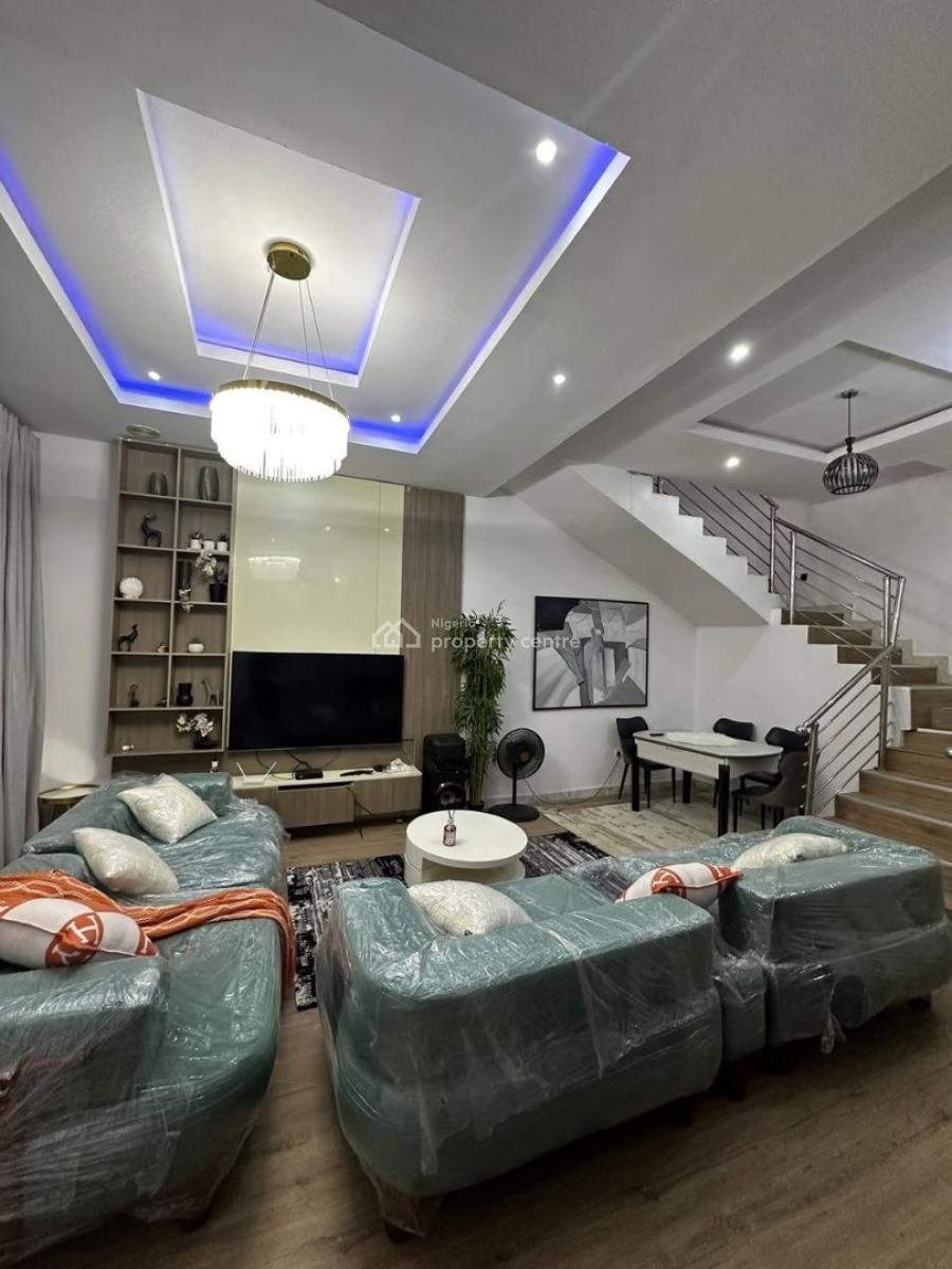 Fully Furnished 4 Bedroom Semi Detached Duplex, Ajah, Lagos, Semi-detached Duplex for Rent