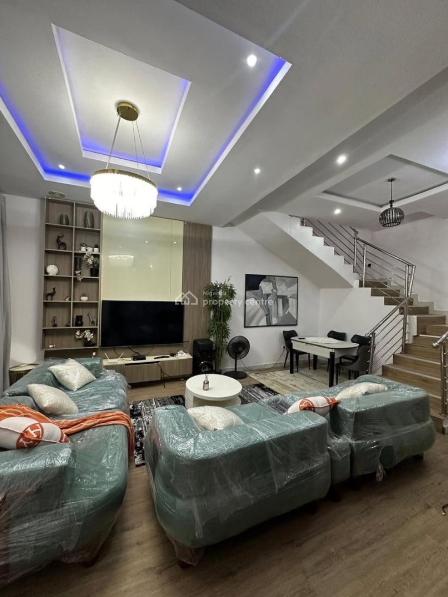 Fully Furnished 4 Bedroom Semi Detached Duplex, Ajah, Lagos, Semi-detached Duplex for Rent