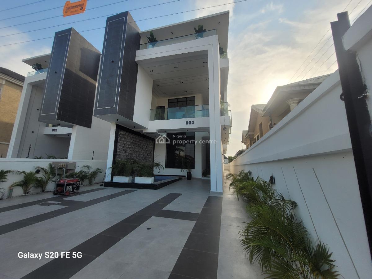5 Bedroom Detached Duplex with Bq, Swimming Pool, Ikota Villa Estate Beside Mega-chicken Eatery, Ikota, Lekki, Lagos, Detached Duplex for Sale