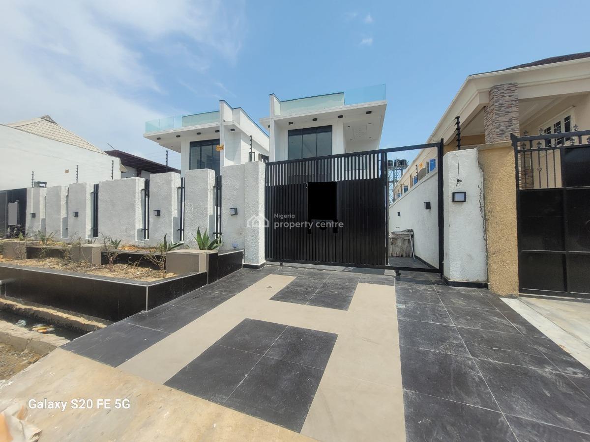 5 Bedroom Fully Detached Duplex with Bq, Swimming Pool, Ikota Villa Estate Beside Mega-chicken Eatery, Ikota, Lekki, Lagos, Detached Duplex for Sale
