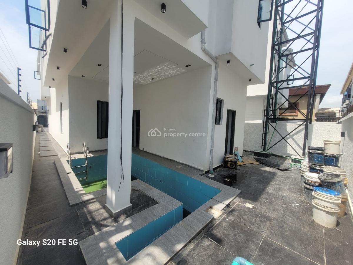5 Bedroom Fully Detached Duplex with Bq, Swimming Pool, Ikota Villa Estate Beside Mega-chicken Eatery, Ikota, Lekki, Lagos, Detached Duplex for Sale