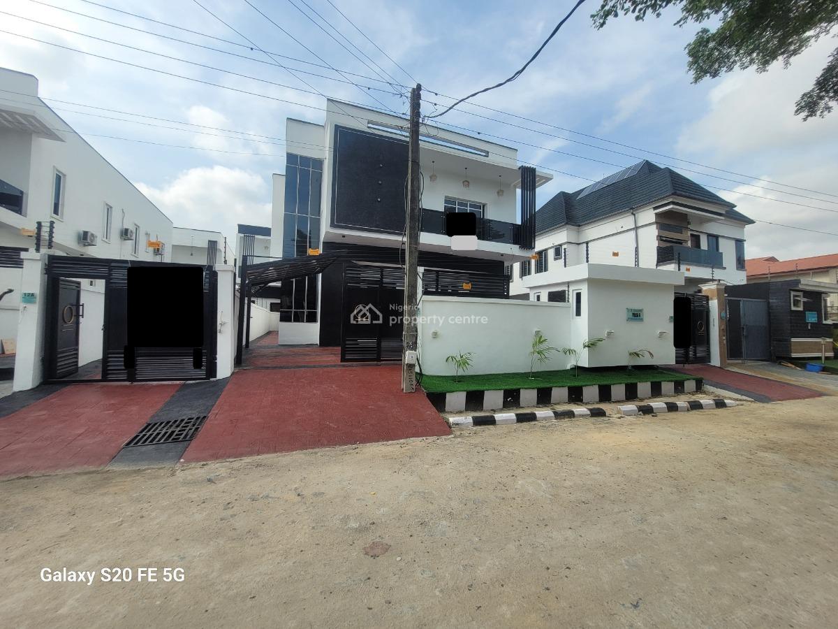 Luxury 5 Bedroom Fully Detached Duplex with Bq and Cinema, Ikota Villa Estate Beside Mega-chicken Eatery, Ikota, Lekki, Lagos, Detached Duplex for Sale