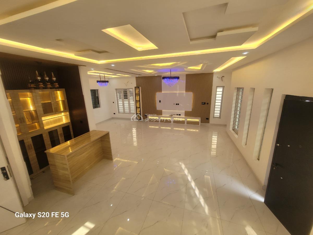Luxury 5 Bedroom Fully Detached Duplex with Bq and Cinema, Ikota Villa Estate Beside Mega-chicken Eatery, Ikota, Lekki, Lagos, Detached Duplex for Sale