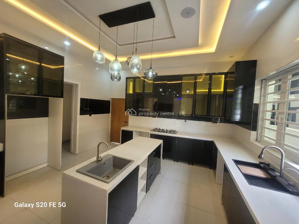 Luxury 5 Bedroom Fully Detached Duplex with Bq and Cinema, Ikota Villa Estate Beside Mega-chicken Eatery, Ikota, Lekki, Lagos, Detached Duplex for Sale