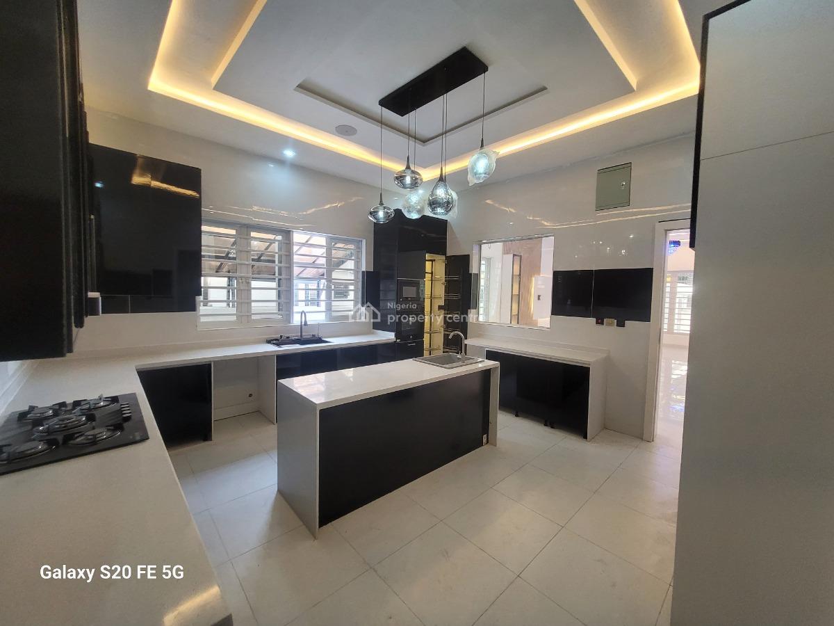Luxury 5 Bedroom Fully Detached Duplex with Bq and Cinema, Ikota Villa Estate Beside Mega-chicken Eatery, Ikota, Lekki, Lagos, Detached Duplex for Sale