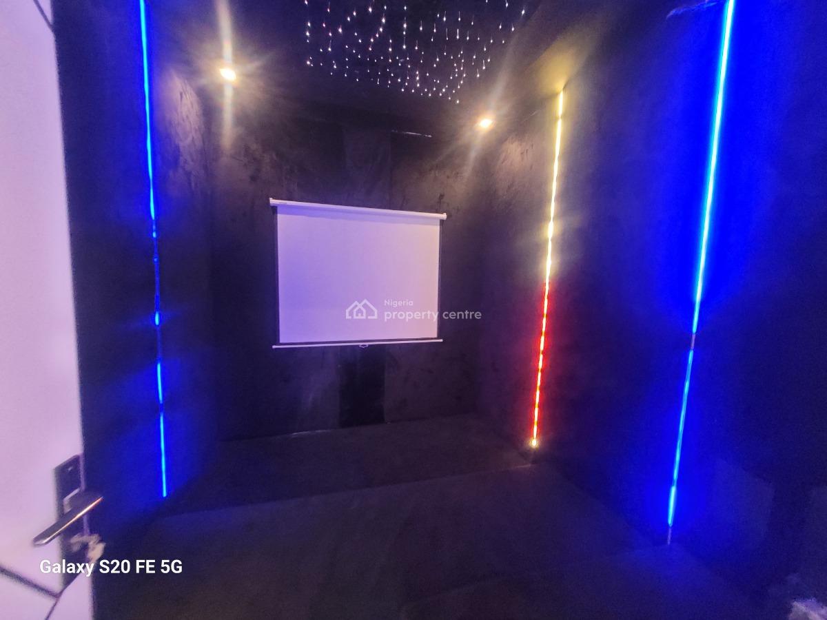 Luxury 5 Bedroom Fully Detached Duplex with Bq and Cinema, Ikota Villa Estate Beside Mega-chicken Eatery, Ikota, Lekki, Lagos, Detached Duplex for Sale