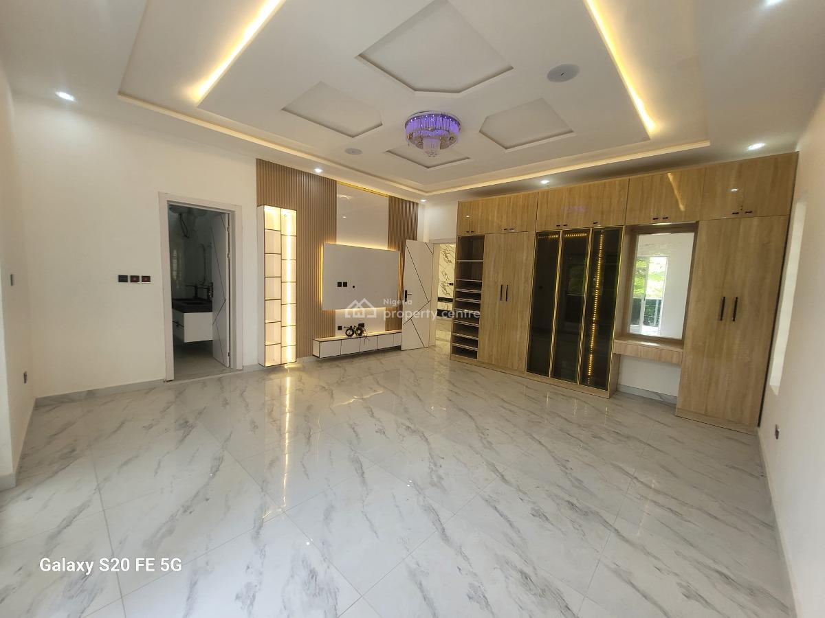 Luxury 5 Bedroom Fully Detached Duplex with Bq and Cinema, Ikota Villa Estate Beside Mega-chicken Eatery, Ikota, Lekki, Lagos, Detached Duplex for Sale