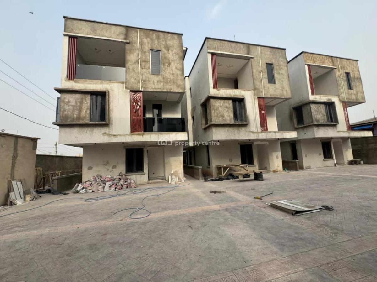 Newly & Well Built to Taste 4 Bedroom Terrace Duplex with a Room Bq, Adeniyi Jones, Ikeja, Lagos, Terraced Duplex for Sale