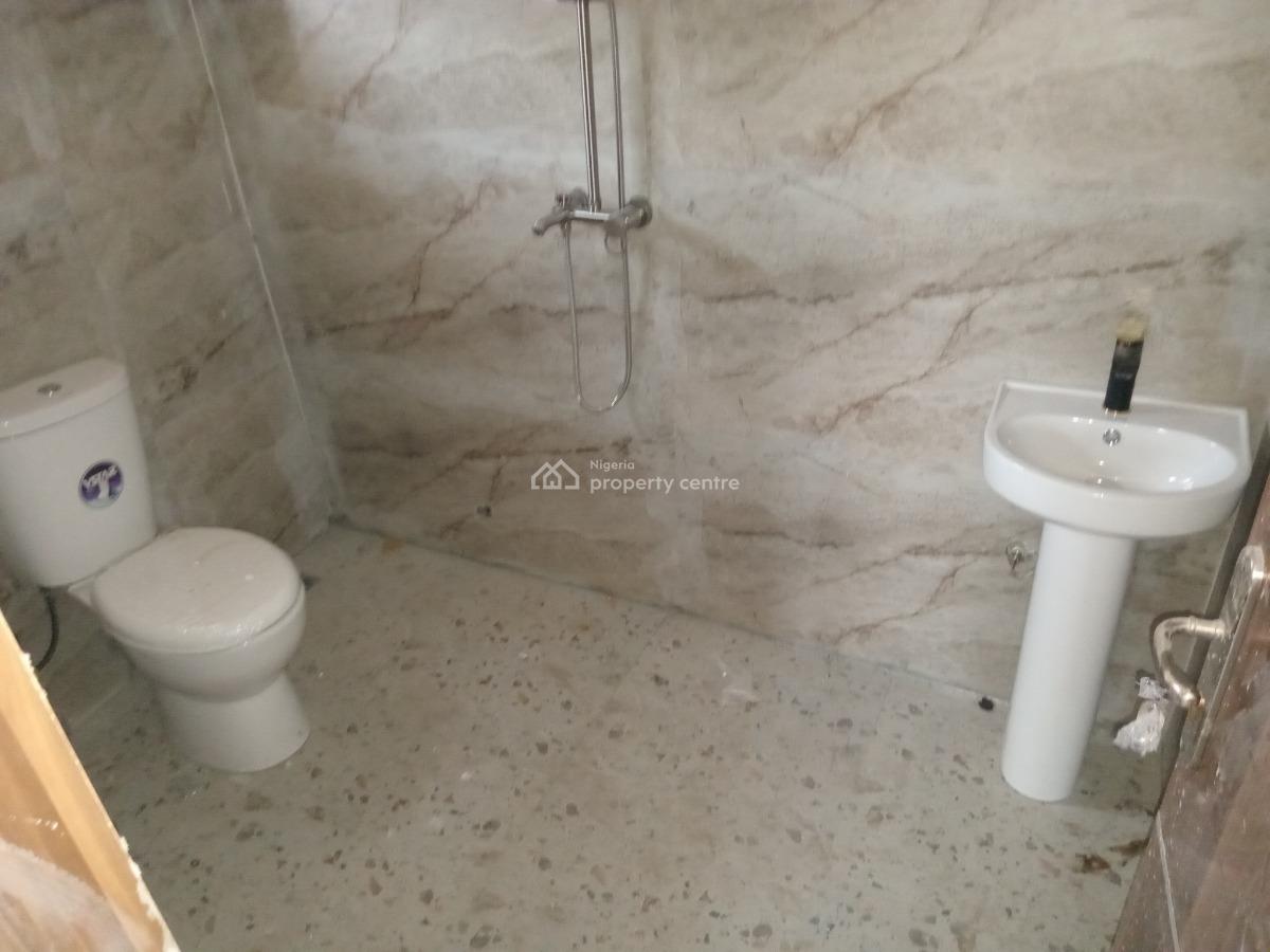 Spacious 3 Bedroom Flat Upstairs, Sangotedo, Ajah, Lagos, Flat / Apartment for Rent