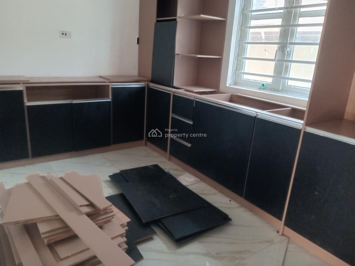 Spacious 3 Bedroom Flat Upstairs, Sangotedo, Ajah, Lagos, Flat / Apartment for Rent