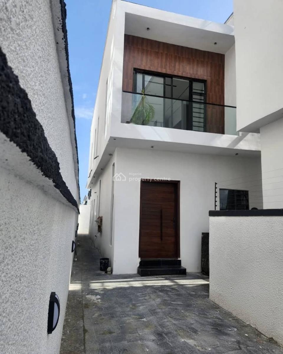 Self Serviced Four Bedroom Semi Detached Duplex with Bq, Sangotedo, Ajah, Lagos, Semi-detached Duplex for Sale