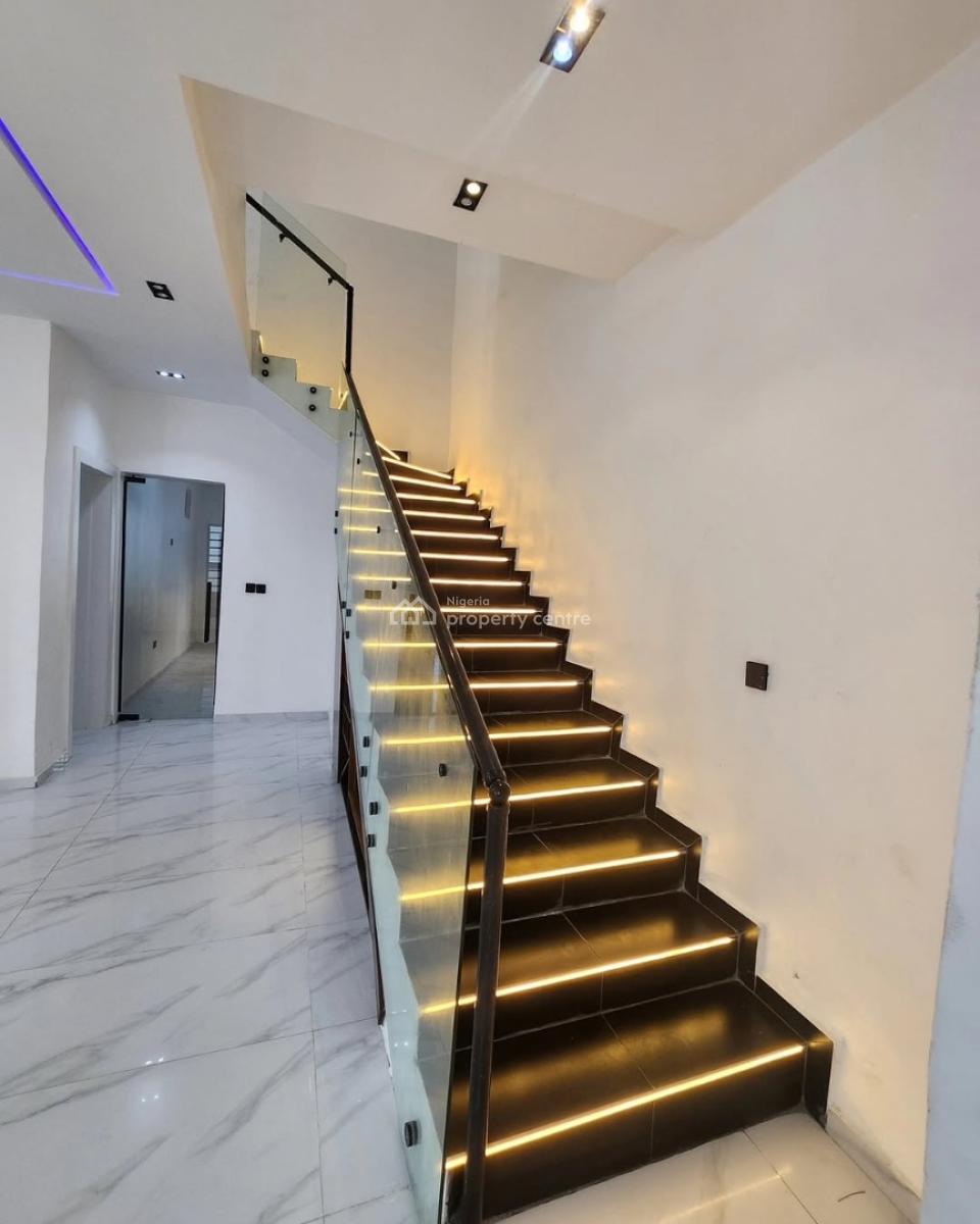 Self Serviced Four Bedroom Semi Detached Duplex with Bq, Sangotedo, Ajah, Lagos, Semi-detached Duplex for Sale