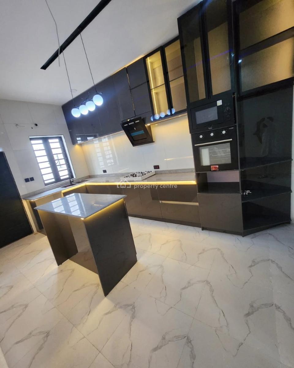 Self Serviced Four Bedroom Semi Detached Duplex with Bq, Sangotedo, Ajah, Lagos, Semi-detached Duplex for Sale