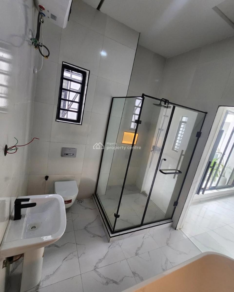 Self Serviced Four Bedroom Semi Detached Duplex with Bq, Sangotedo, Ajah, Lagos, Semi-detached Duplex for Sale