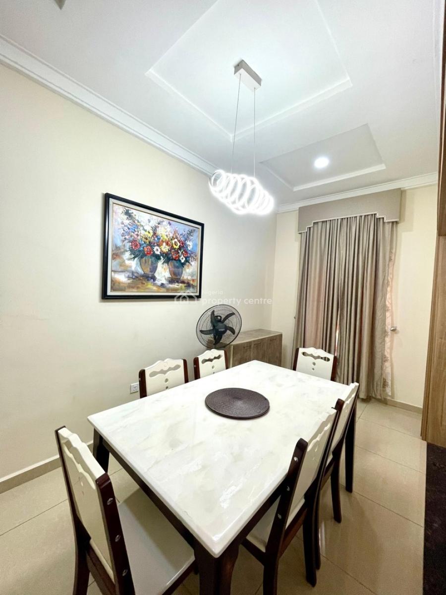 Beautiful 3 Bedroom Serviced & Furnished Apartment,acs,inverter, Serene Neighborhood Inside an Estate, Katampe Extension, Katampe, Abuja, Flat / Apartment for Rent