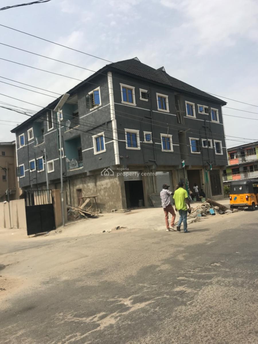 Newly Built 2 Bedroom Office Space with All Rooms En-suite, on Fola Agoro Road, Shomolu, Lagos, Flat / Apartment for Rent