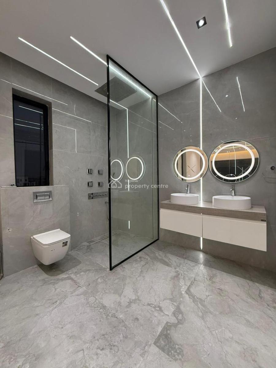 Contemporary Designed 5 Bedroom with Bq All En-suite Spacious Room, Ikate, Lekki, Lagos, Semi-detached Duplex for Sale