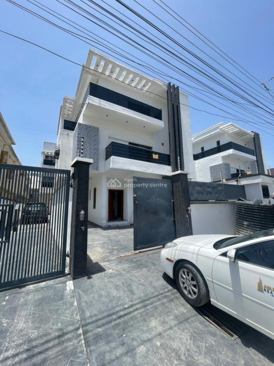 Beautifully Crafted Luxury Contemporary 5 Bedroom Detached Home + Bq, Ologolo, Lekki, Lagos, Detached Duplex for Sale