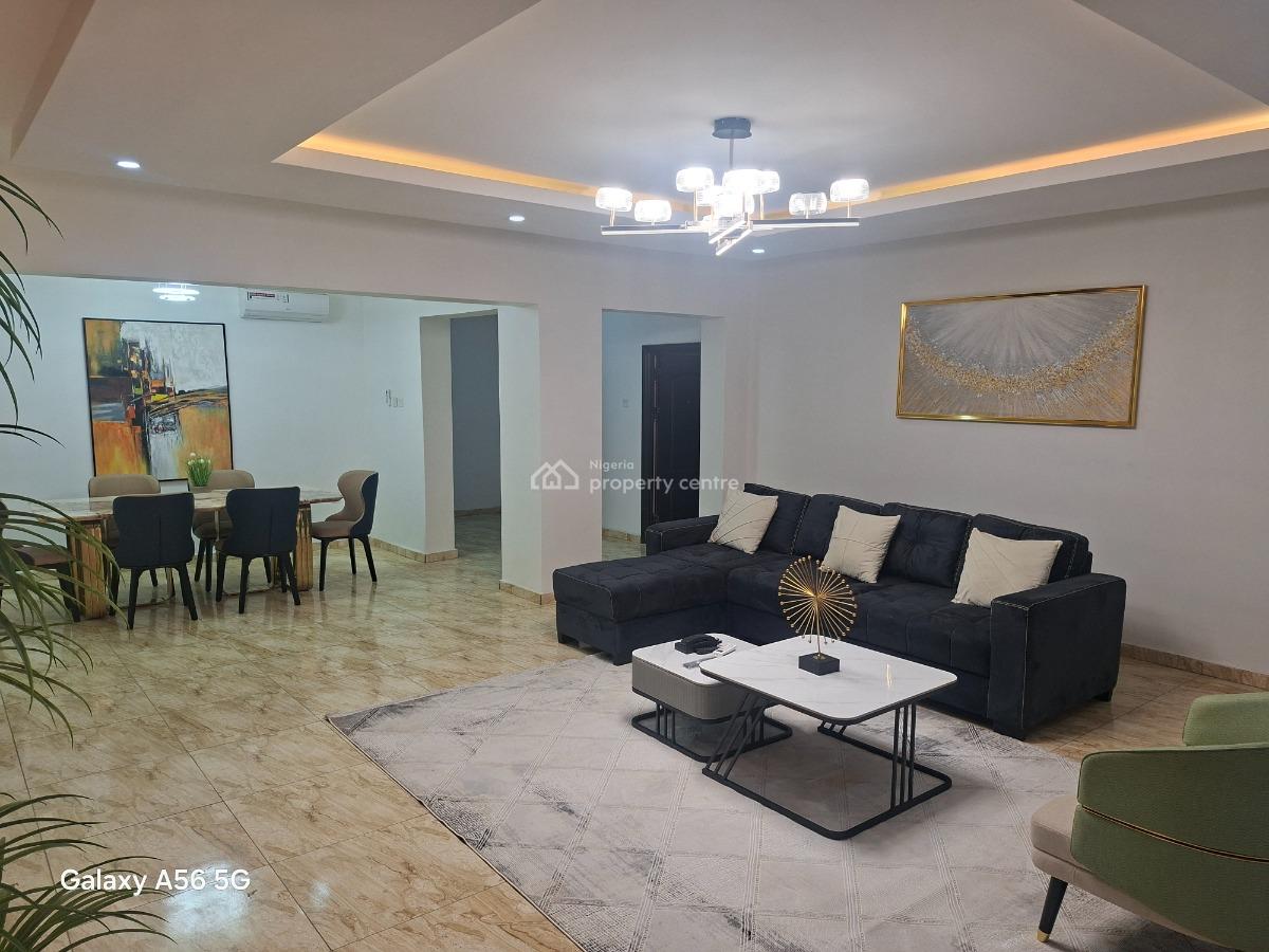 Fully Furnished and Serviced 3 Bedrooms Flat, Near Shoprite, Jabi, Abuja, Flat / Apartment for Rent