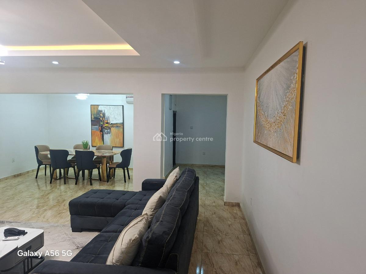 Fully Furnished and Serviced 3 Bedrooms Flat, Near Shoprite, Jabi, Abuja, Flat / Apartment for Rent