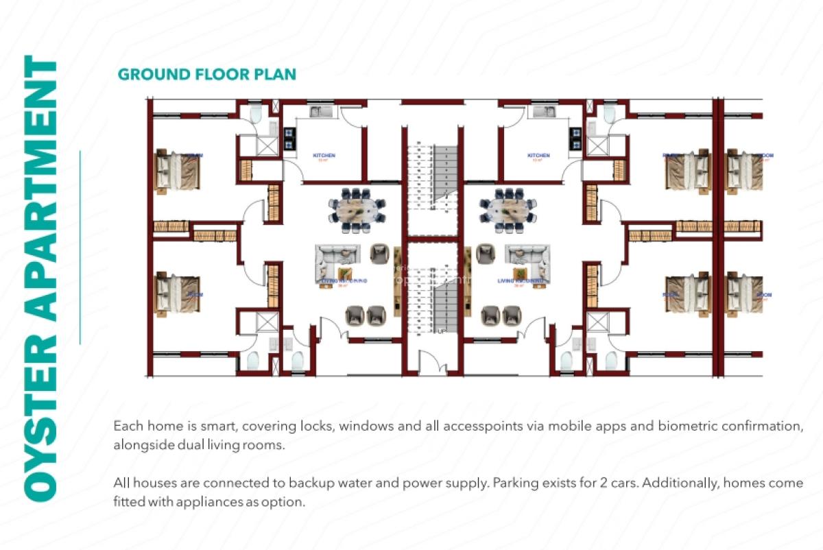 Quality Finished 2 Bedrooms Block of Flat (off-plan), Kukwaba, Abuja, Flat / Apartment for Sale