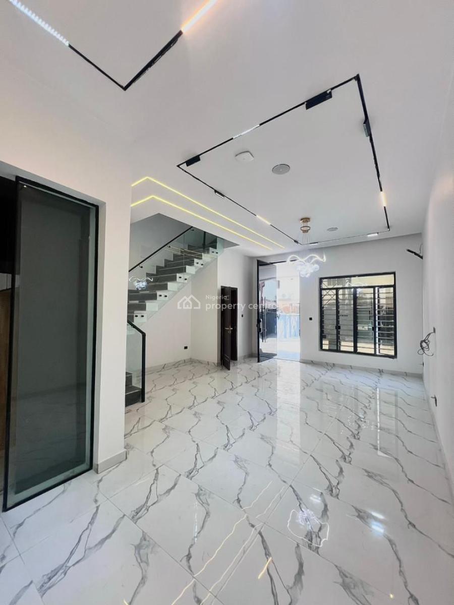 Newly Built 4 Bedroom Fully Automated Smart Featured Terraced Duplex, Osapa, Lekki, Lagos, Terraced Duplex for Sale