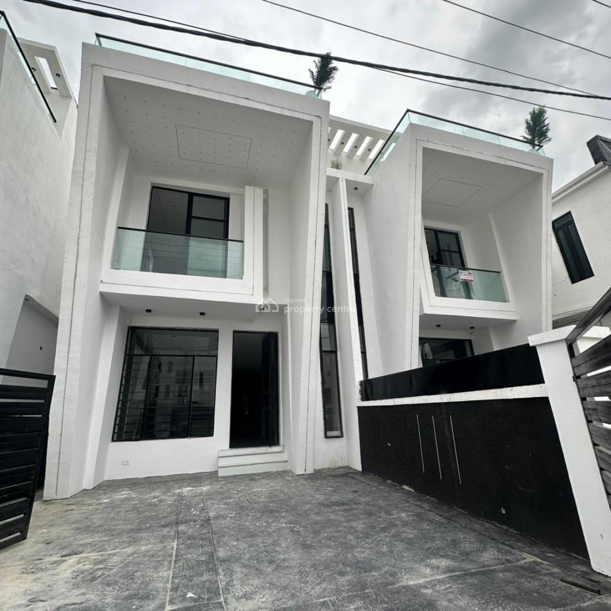 4 Bedroom Semi-detached Duplex with Bq, Ikota, Lekki, Lagos, Semi-detached Duplex for Sale