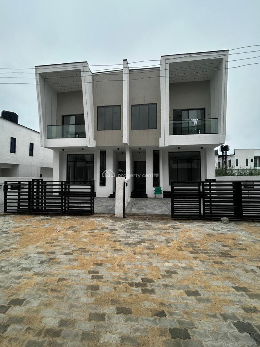 Exquisitely Finished 4 Bedroom Semidetached New House, Ajah, Lagos, Semi-detached Duplex for Sale