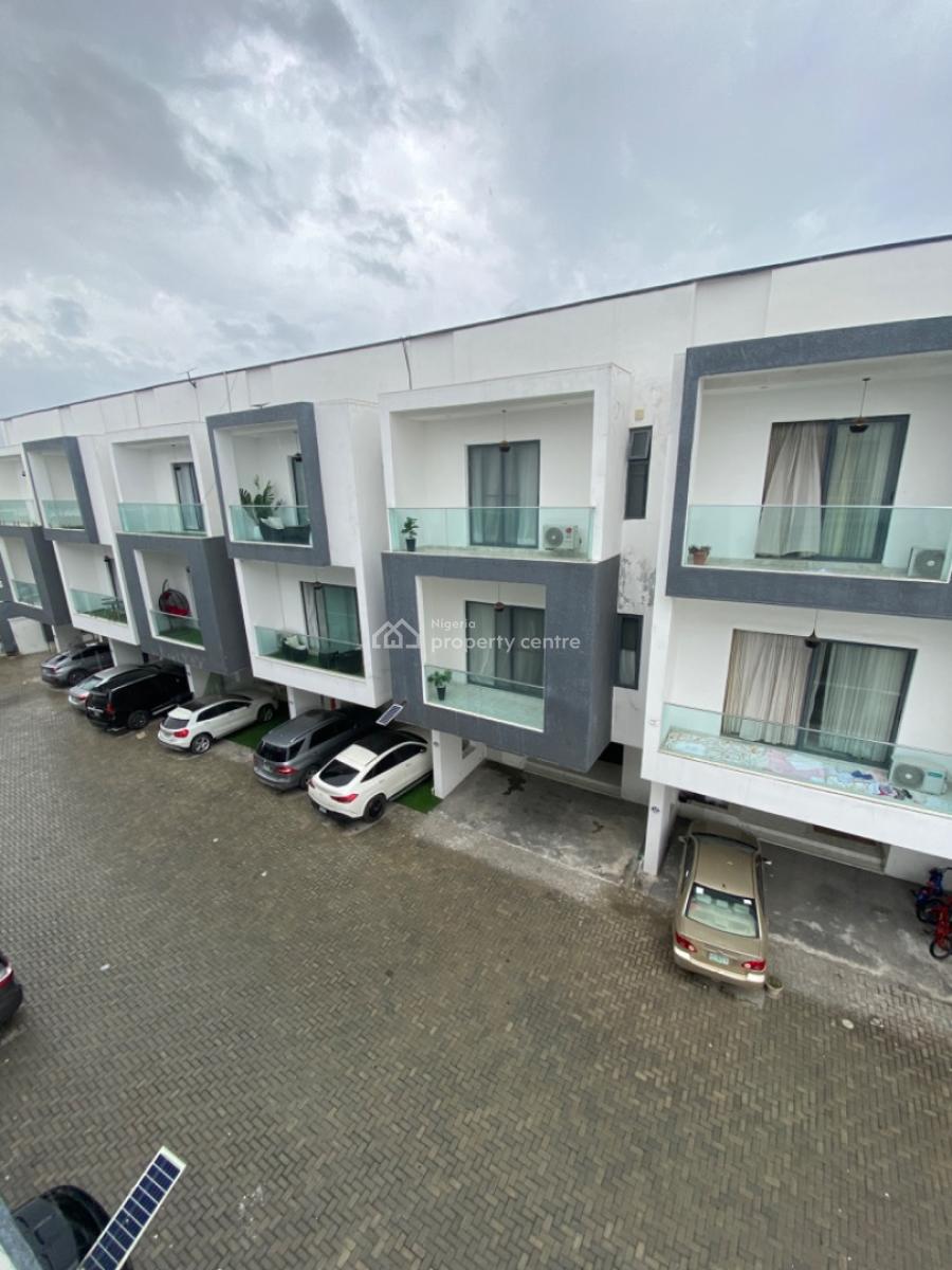 Serviced 4 Bedrooms Terrace Duplex-corner Piece, Orchid, Lekki Phase 2, Lekki, Lagos, Terraced Duplex for Rent