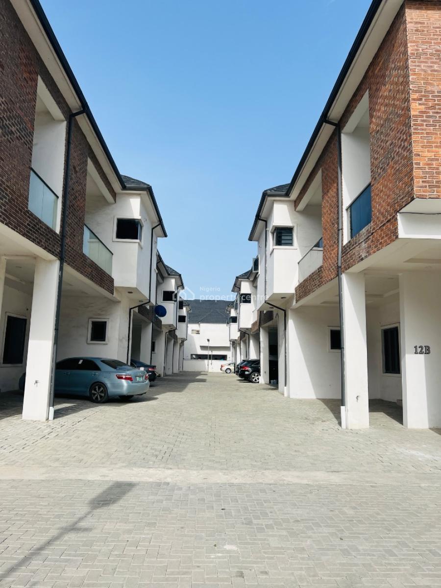Brand New 4 Bedroom Terrace Duplex in a Serviced and Secured Estate, Orchid Road, Off Second Lekki Toll Gate, Igbo Efon, Lekki, Lagos, Terraced Duplex for Sale