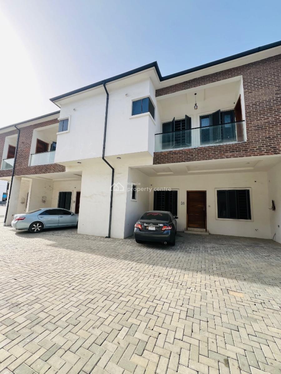 Brand New 4 Bedroom Terrace Duplex in a Serviced and Secured Estate, Orchid Road, Off Second Lekki Toll Gate, Igbo Efon, Lekki, Lagos, Terraced Duplex for Sale